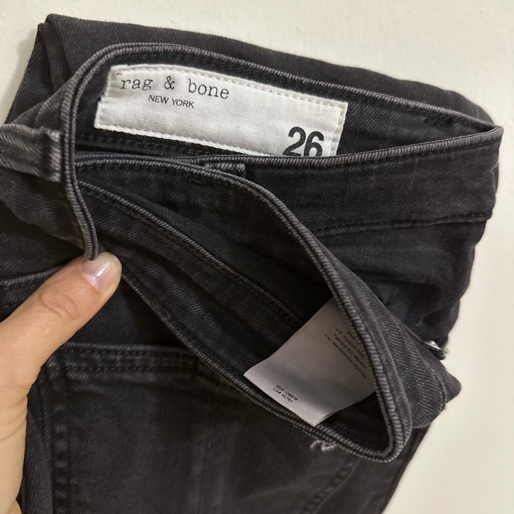 rag & bone Nina high rise Dark Denim Skinny Jeans - Picture 4 of 4